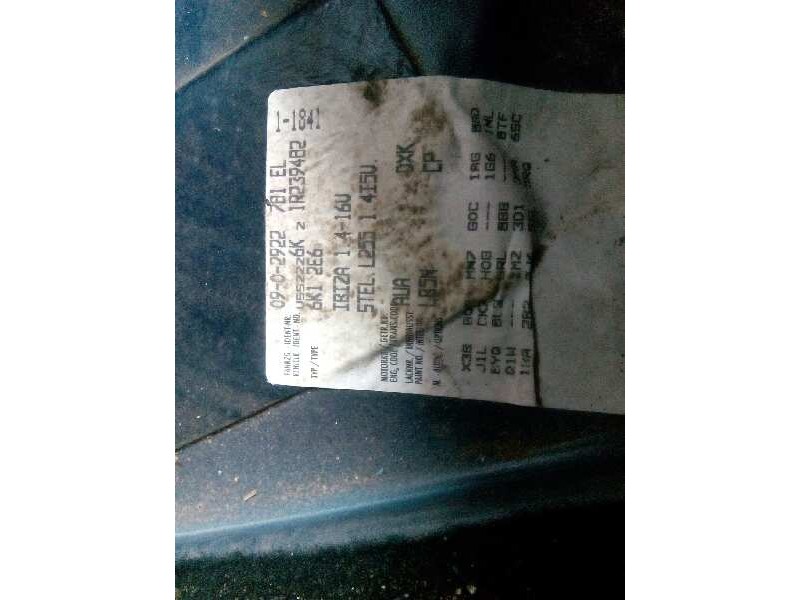 seat ibiza (6k1) del año 1999