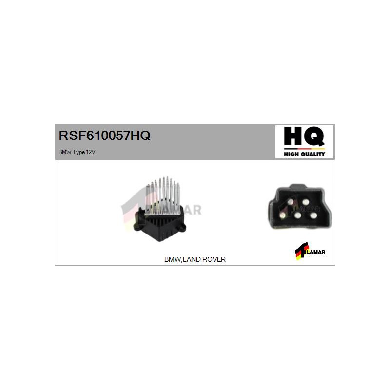 Recambio de resistencia calefaccion para » otros... modelos referencia OEM IAM RSF610057HQ NUEVO 