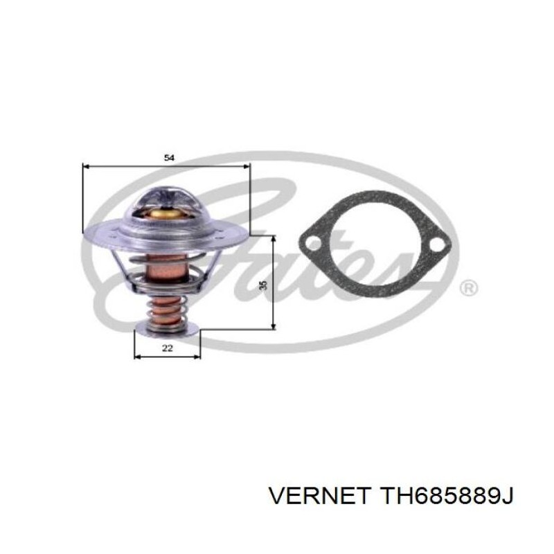 Recambio de termostato para » otros... modelos referencia OEM IAM TH685889J NUEVO 