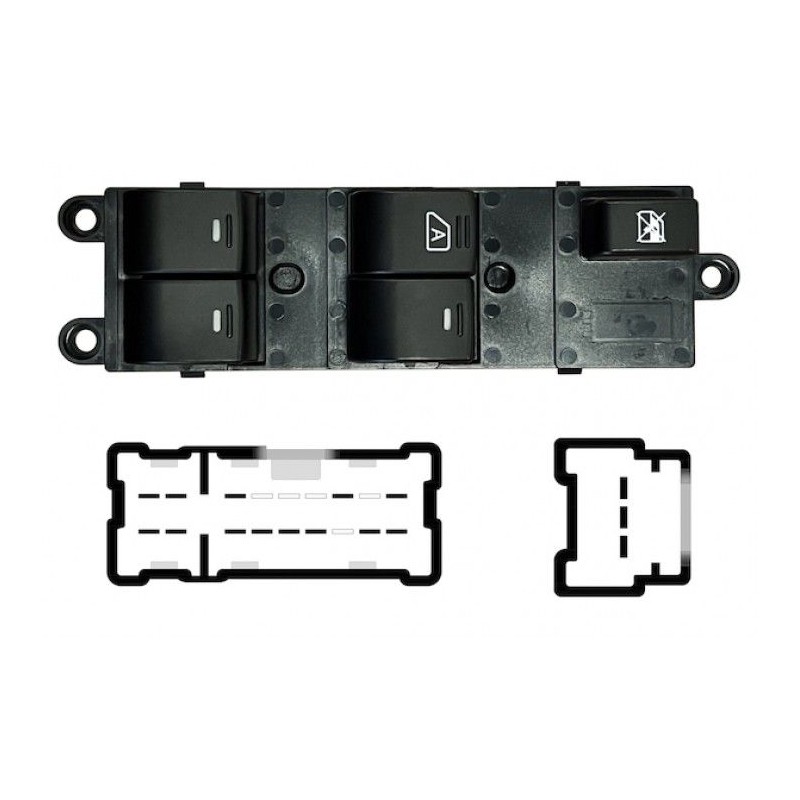 Recambio de mando elevalunas delantero izquierdo para nissan pathfinder (r51) referencia OEM IAM 106804592 NUEVO 