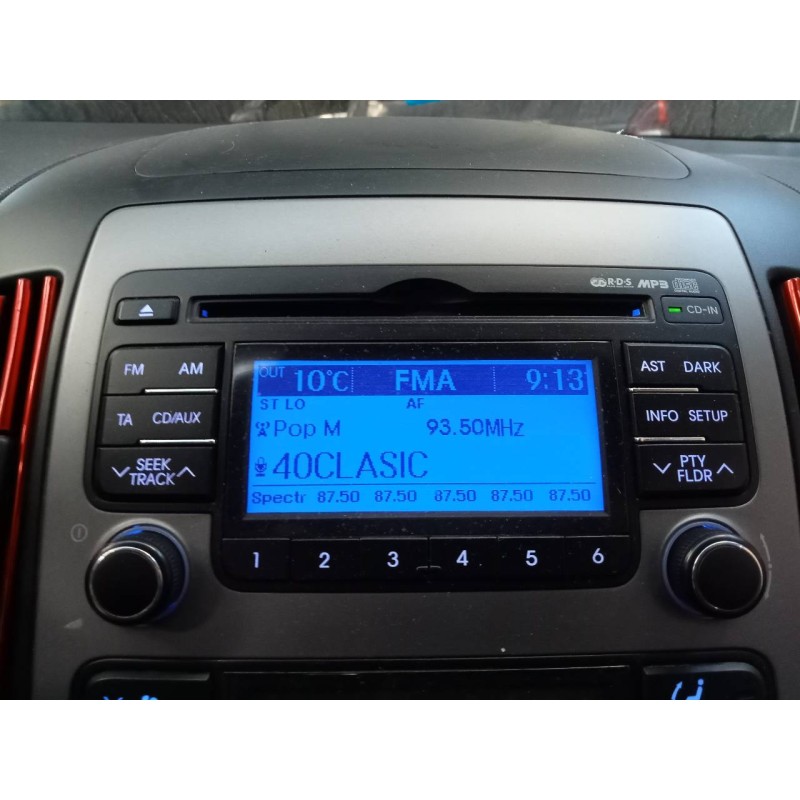 Recambio de sistema audio / radio cd para hyundai i30 cw cw go referencia OEM IAM   