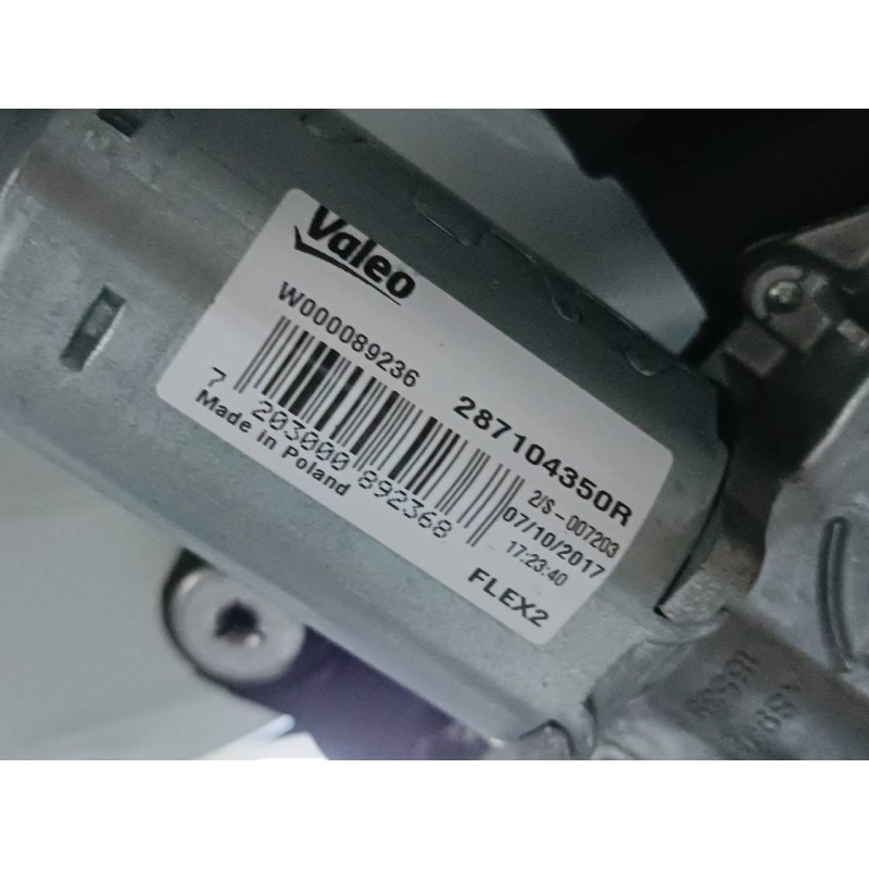 Recambio de motor limpia trasero para dacia duster ambience 4x2 referencia OEM IAM 287104350R  