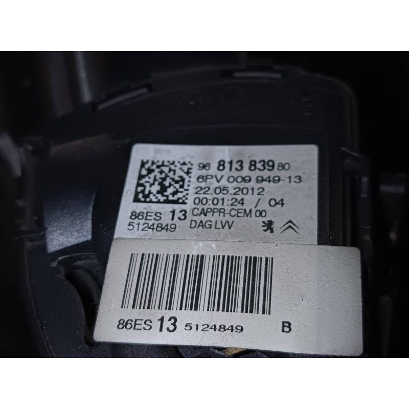 Recambio de pedal acelerador para citroen c3 picasso sx referencia OEM IAM 9681383980  