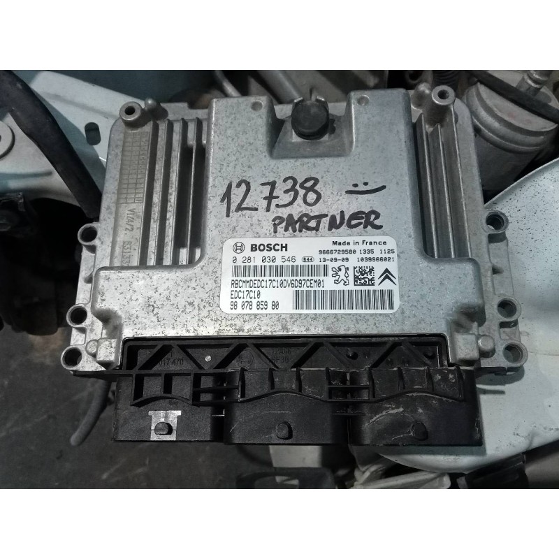 Recambio de centralita motor uce para peugeot partner kasten confort referencia OEM IAM 9807885980 0281030546 