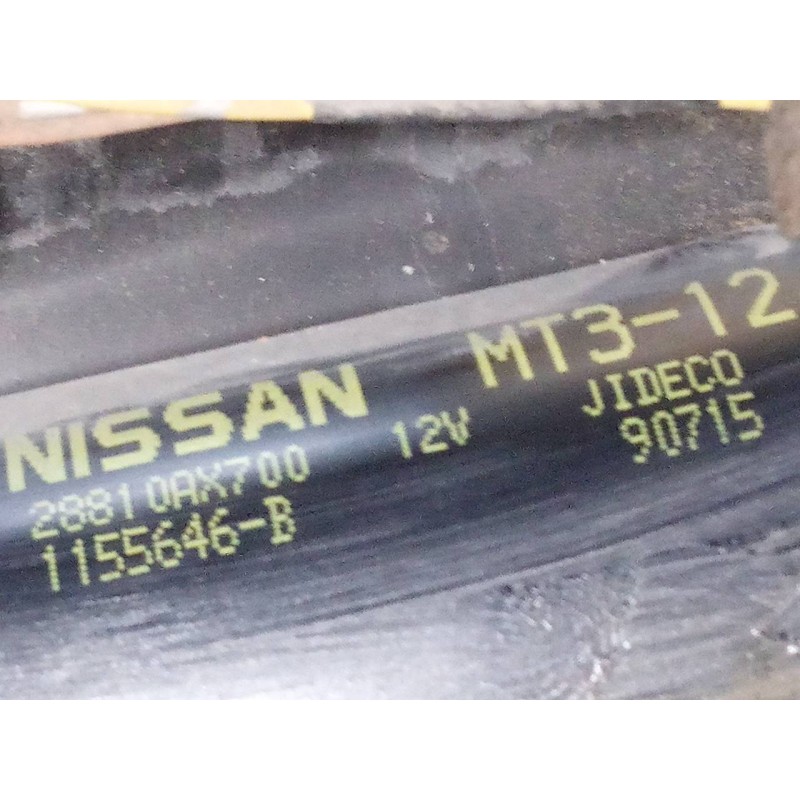 Recambio de motor limpia delantero para nissan micra (k12e) acenta referencia OEM IAM 28810AX700 90715 