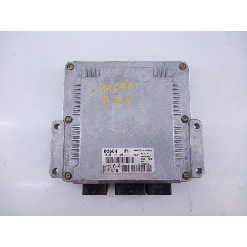 Recambio de centralita motor uce para peugeot 307 break / sw (s1) sw referencia OEM IAM 9647472780 0281011081 