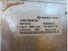 Recambio de centralita motor uce para ssangyong korando crystal referencia OEM IAM 1725450132 5WY1Z51A 