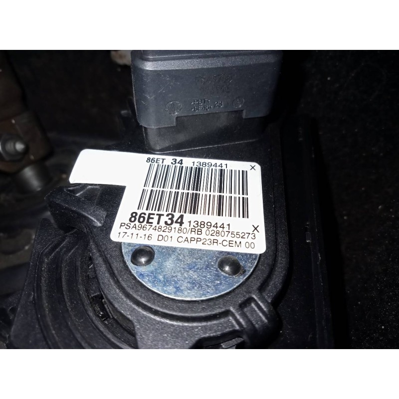 Recambio de pedal acelerador para peugeot 308 active referencia OEM IAM 9674829180  