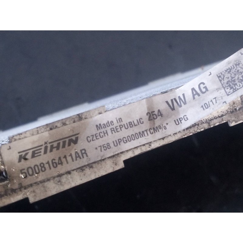 Recambio de condensador / radiador aire acondicionado para volkswagen touran (5t1) advance bmt referencia OEM IAM 5Q0816411AR  P