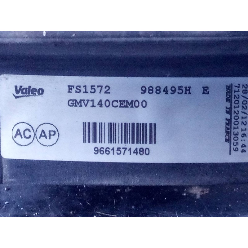 Recambio de electroventilador para citroen ds4 design referencia OEM IAM 9661571480  