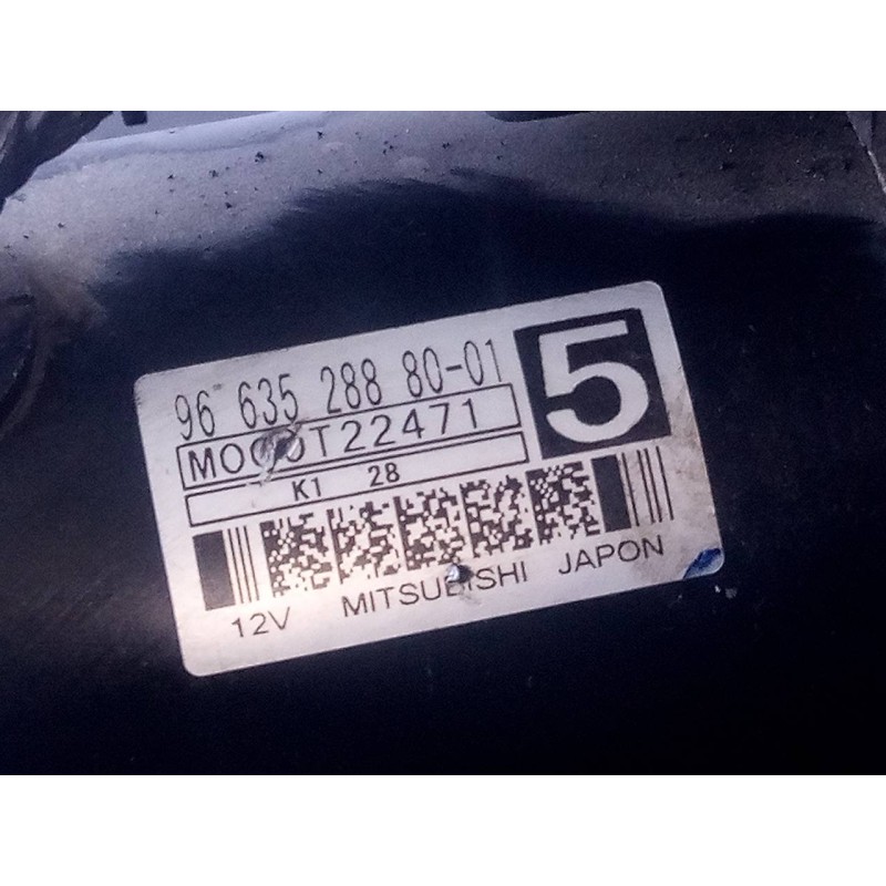 Recambio de motor arranque para citroen ds4 design referencia OEM IAM 966352888001 M000T22471 P3-A10-34-1