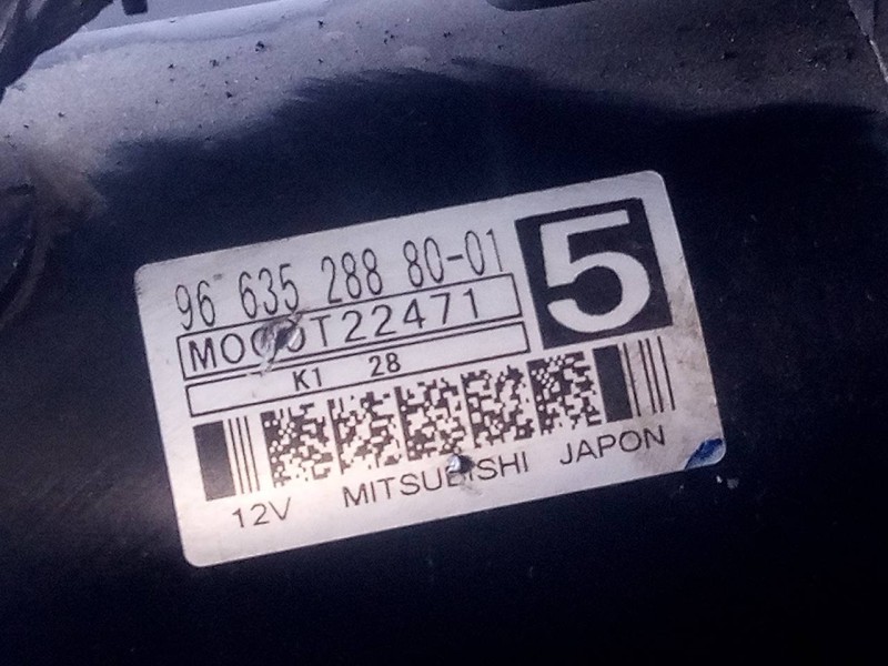 Recambio de motor arranque para citroen ds4 design referencia OEM IAM 966352888001 M000T22471 P3-A10-34-1