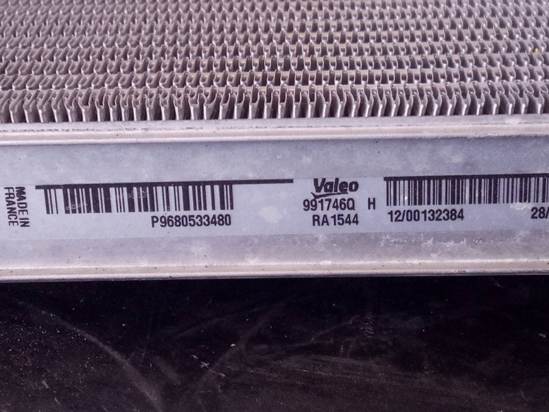 Recambio de radiador agua para citroen ds4 design referencia OEM IAM 9680533480 991746Q 