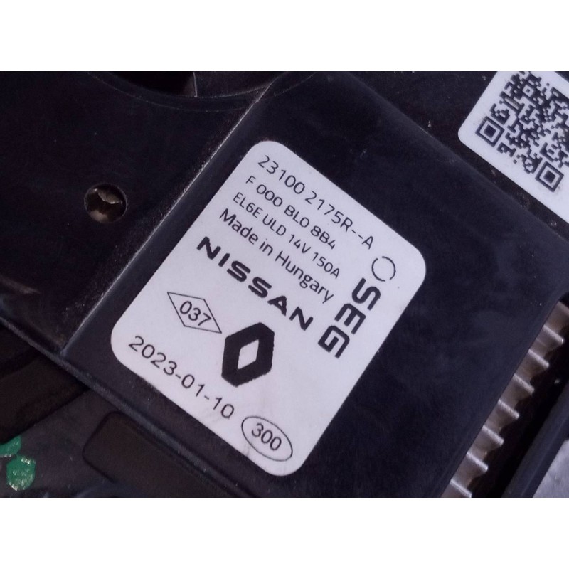 Recambio de alternador para dacia sandero iii referencia OEM IAM 231002175R  