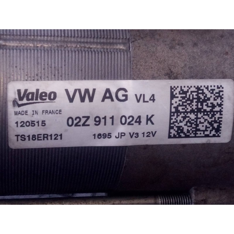 Recambio de motor arranque para seat ibiza (6j5) style referencia OEM IAM 02Z911024K TS18ER121 P3-A10-34-1