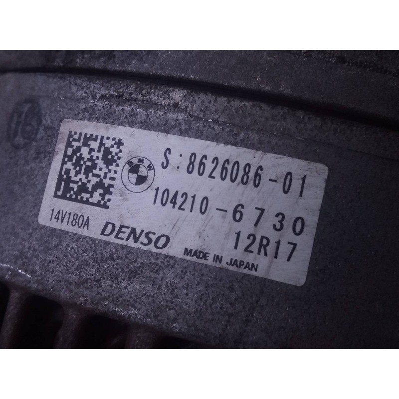 Recambio de alternador para bmw serie 1 lim. (f20/f21) 116d referencia OEM IAM 862608601 1042106730 P3-A5-14-3