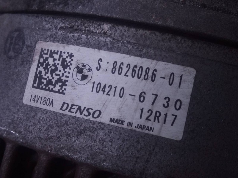 Recambio de alternador para bmw serie 1 lim. (f20/f21) 116d referencia OEM IAM 862608601 1042106730 P3-A5-14-3