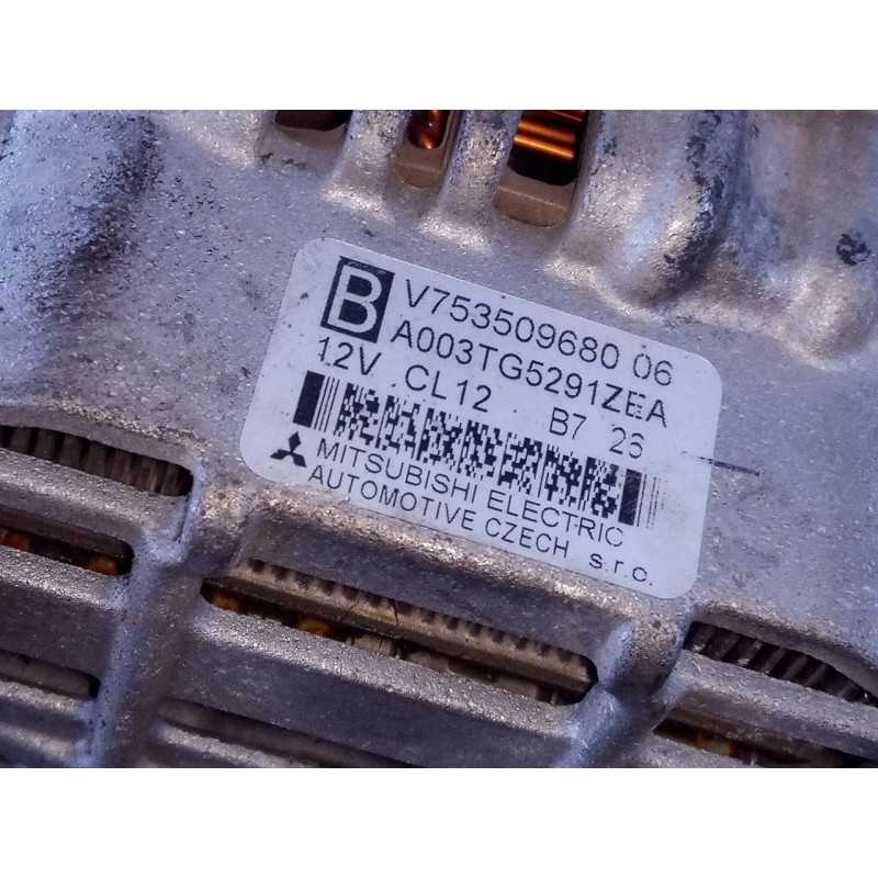 Recambio de alternador para peugeot 207 active referencia OEM IAM V7533509680 A003TG5291ZEA P3-A5-12-1