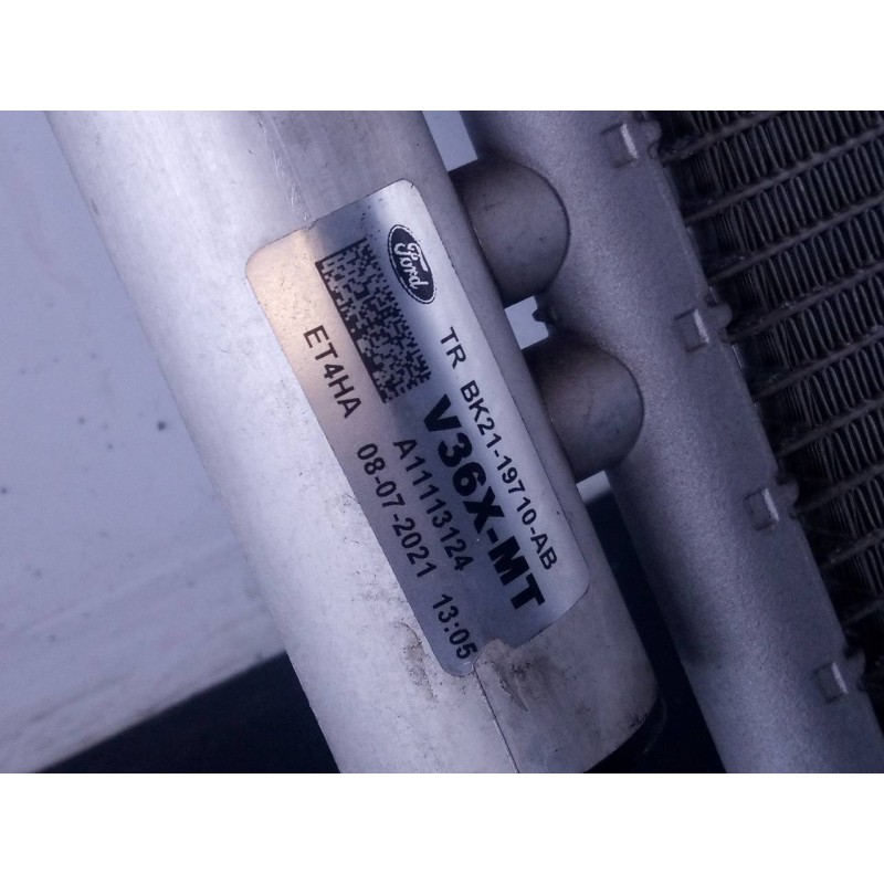 Recambio de condensador / radiador aire acondicionado para ford transit custom kasten v363 referencia OEM IAM BK2119710AB  P2-B5