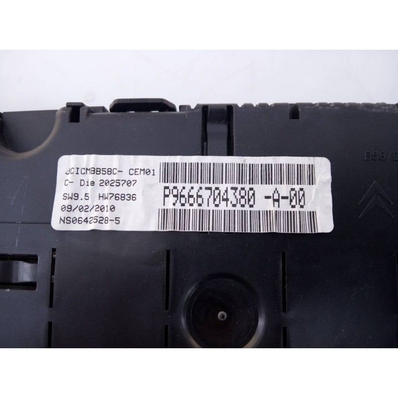 Recambio de cuadro instrumentos para citroen c4 picasso monospace referencia OEM IAM 9666704380  E3-B2-39-4