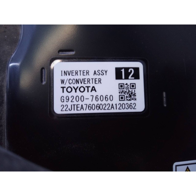 Recambio de bateria para toyota c-hr hybrid dynamic referencia OEM IAM 6920076060  