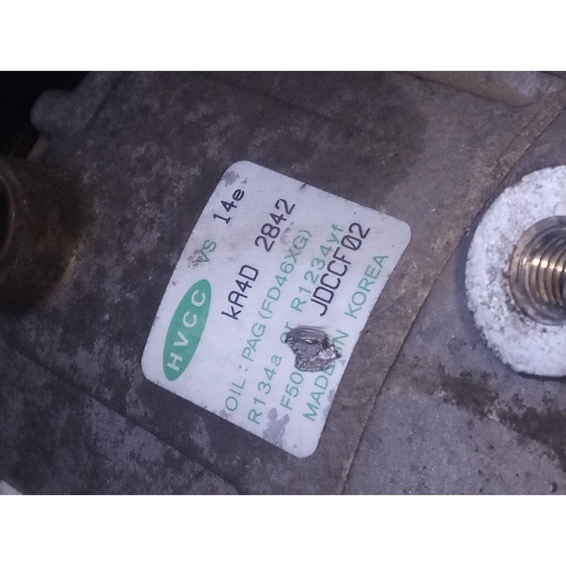 Recambio de compresor aire acondicionado para hyundai i30 (gd) trend referencia OEM IAM F500JDCCF02 KA4D2842 P3-A3-9-1