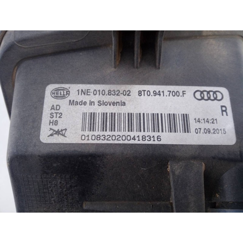 Recambio de faro antiniebla derecho para audi a5 sportback (8t) sportback referencia OEM IAM 8T0841700F  