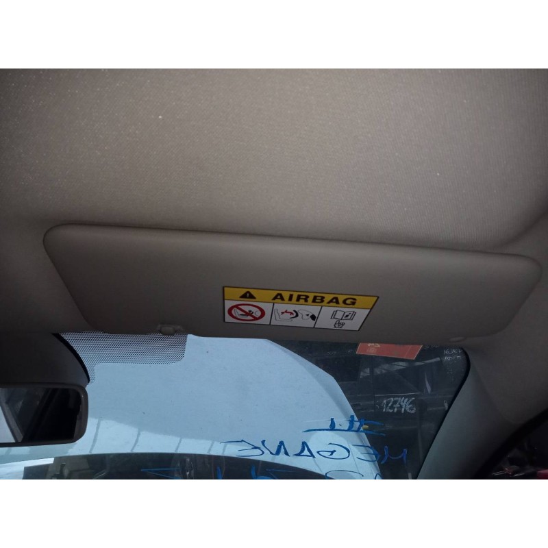 Recambio de parasol derecho para renault megane iii berlina 5 p limited referencia OEM IAM   