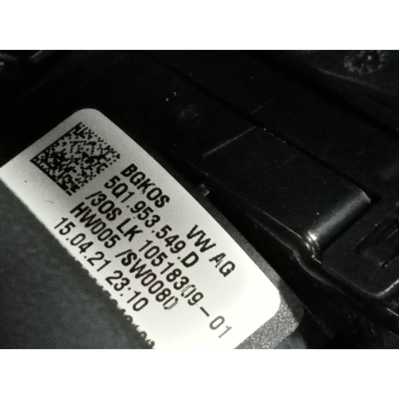 Recambio de anillo airbag para audi a1 sportback (gba) 30 s-line referencia OEM IAM 5Q1953549D  