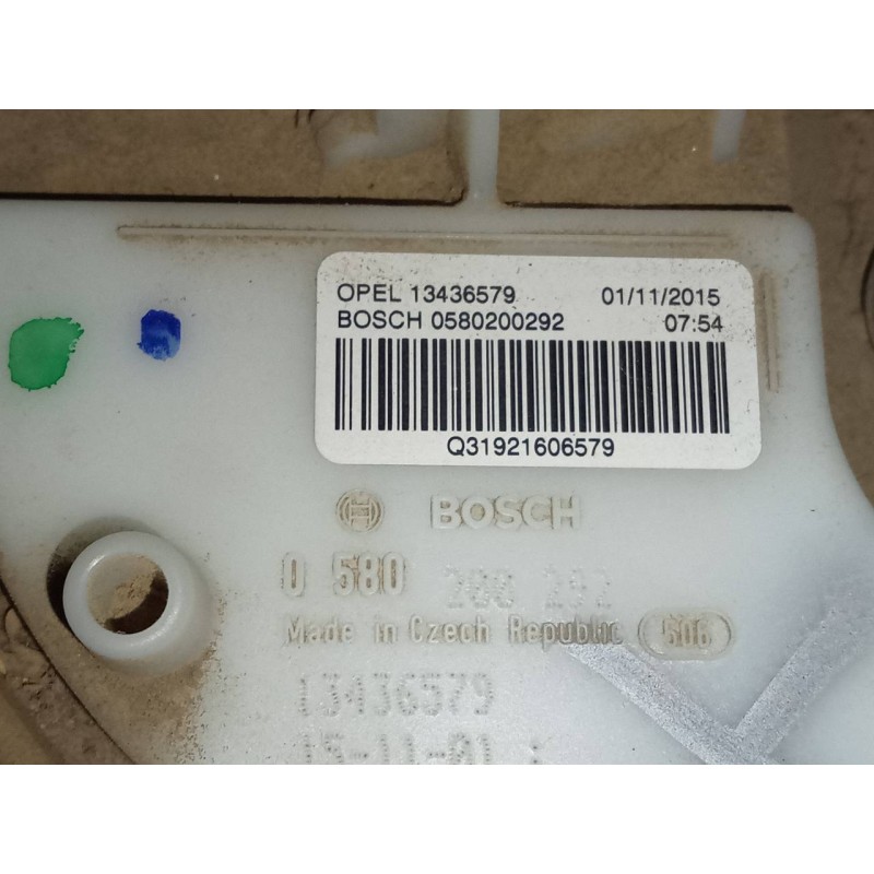 Recambio de aforador para opel corsa e selective referencia OEM IAM 13436579 0580200292 