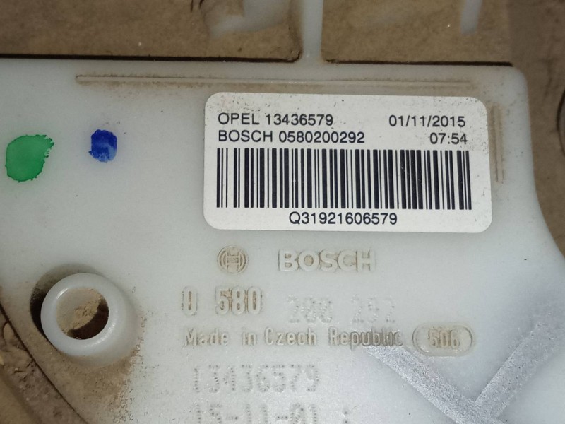 Recambio de aforador para opel corsa e selective referencia OEM IAM 13436579 0580200292 