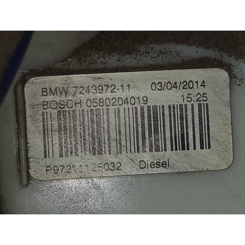 Recambio de aforador para bmw serie 1 lim. (f20) 116d referencia OEM IAM  0580204019 