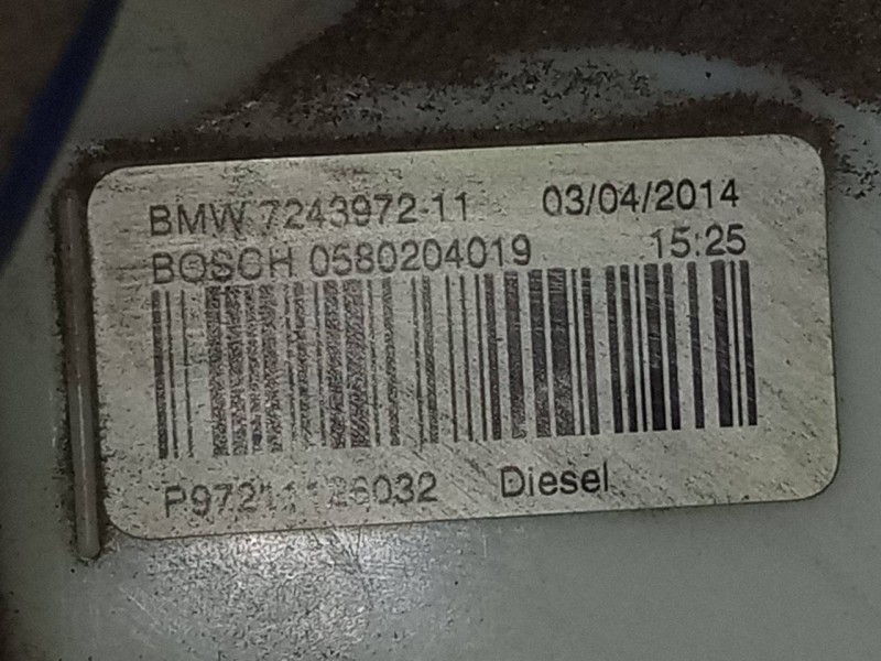 Recambio de aforador para bmw serie 1 lim. (f20) 116d referencia OEM IAM  0580204019 