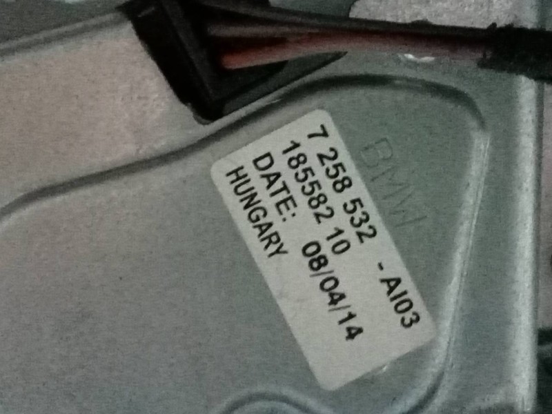 Recambio de motor limpia trasero para bmw serie 1 lim. (f20) 116d referencia OEM IAM  18558210 