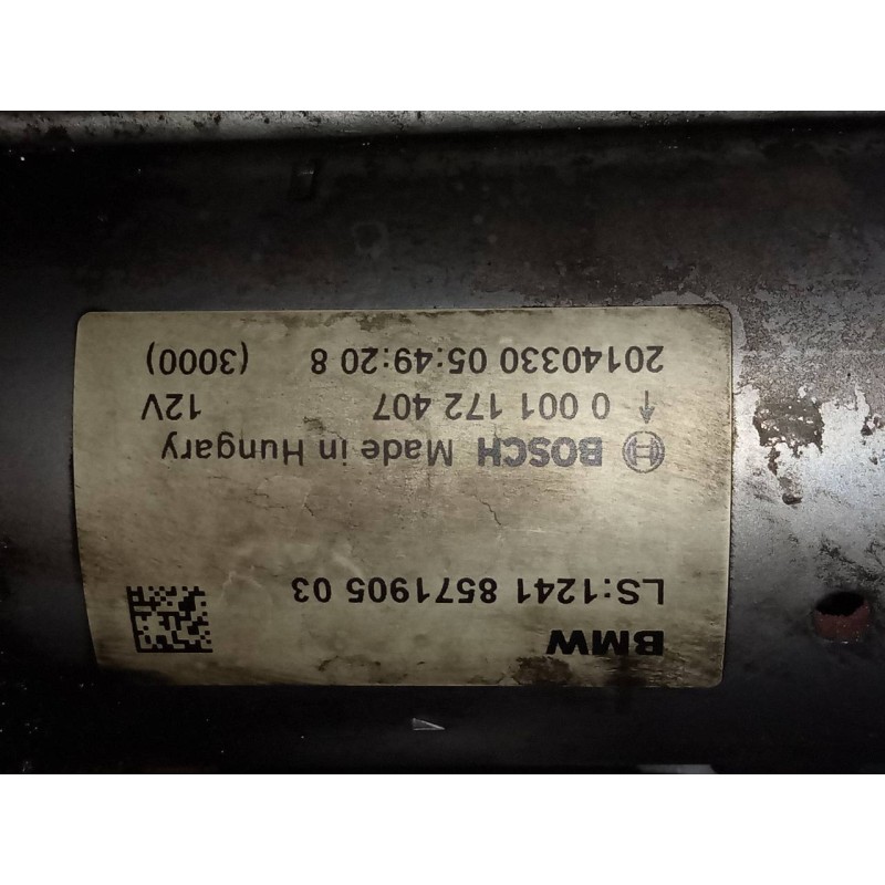 Recambio de motor arranque para bmw serie 1 lim. (f20) 116d referencia OEM IAM   