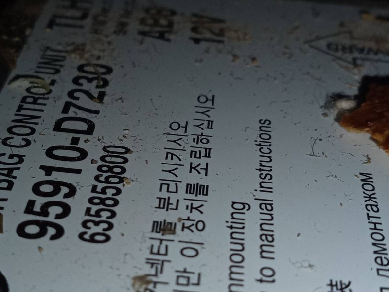 Recambio de kit airbag para hyundai tucson essence 2wd referencia OEM IAM 95910D7230  