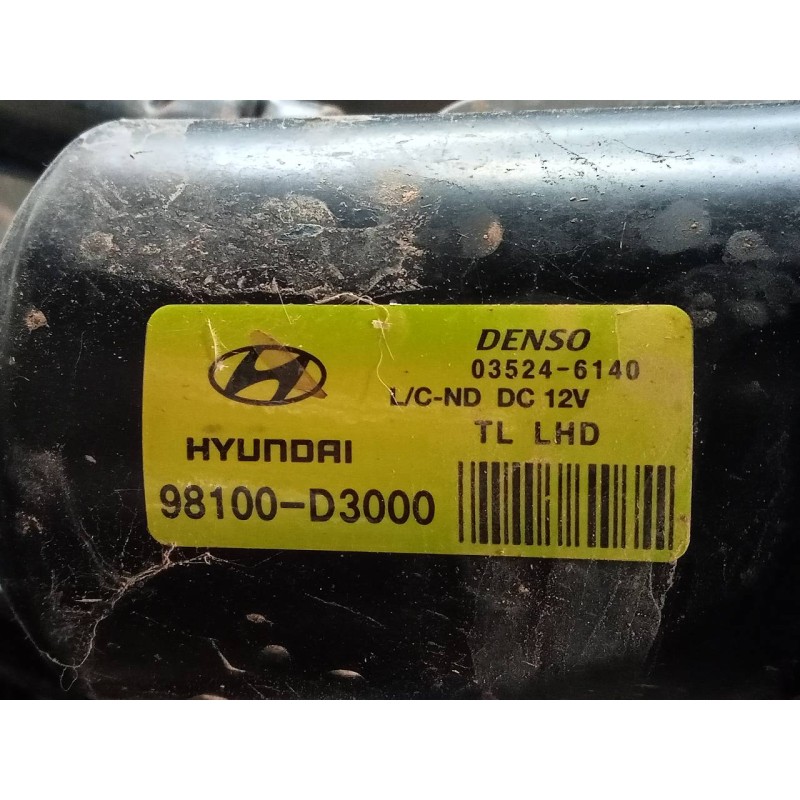 Recambio de motor limpia delantero para hyundai tucson essence 2wd referencia OEM IAM 98100D3000 035246140 