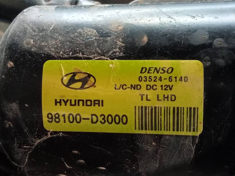 Recambio de motor limpia delantero para hyundai tucson essence 2wd referencia OEM IAM 98100D3000 035246140 