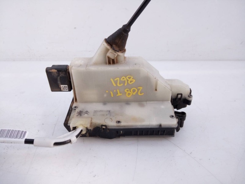 Recambio de cerradura puerta trasera izquierda para peugeot 208 active referencia OEM IAM 9812501280  E1-A4-36-1