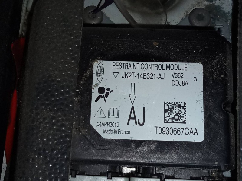 Recambio de kit airbag para ford transit custom kasten panther referencia OEM IAM JK2T14B321AJ  