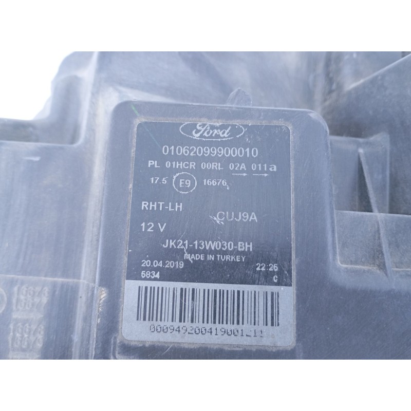 Recambio de faro izquierdo para ford transit custom kasten panther referencia OEM IAM   