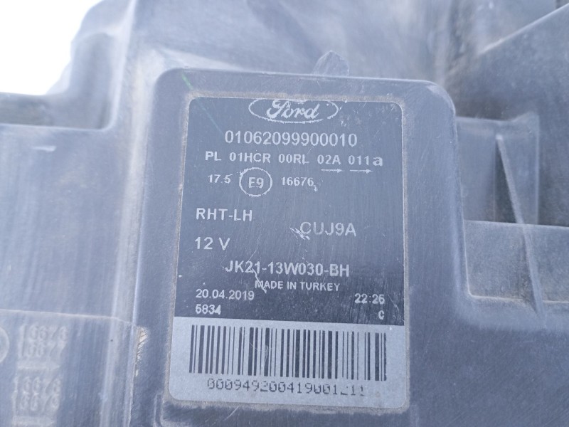 Recambio de faro izquierdo para ford transit custom kasten panther referencia OEM IAM   