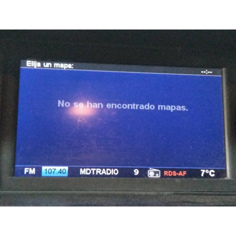 Recambio de pantalla multifuncion para renault laguna iii dynamique referencia OEM IAM   