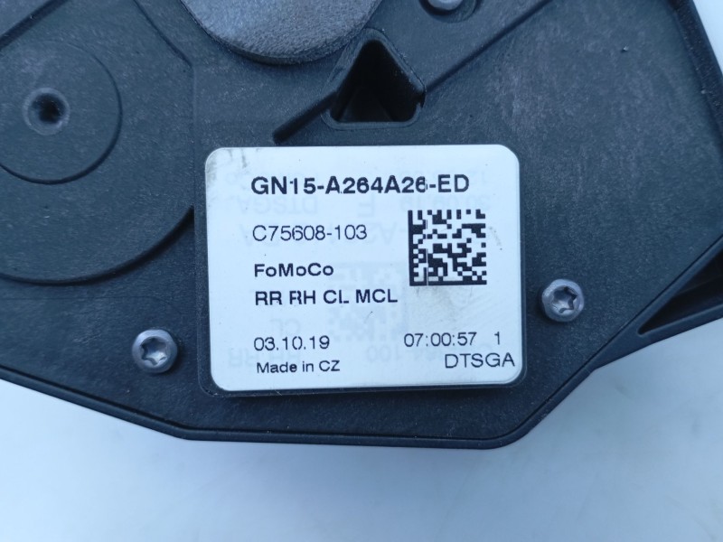 Recambio de cerradura puerta trasera derecha para ford ecosport (cr6) st-line referencia OEM IAM GN15A264A26ED C75608103 