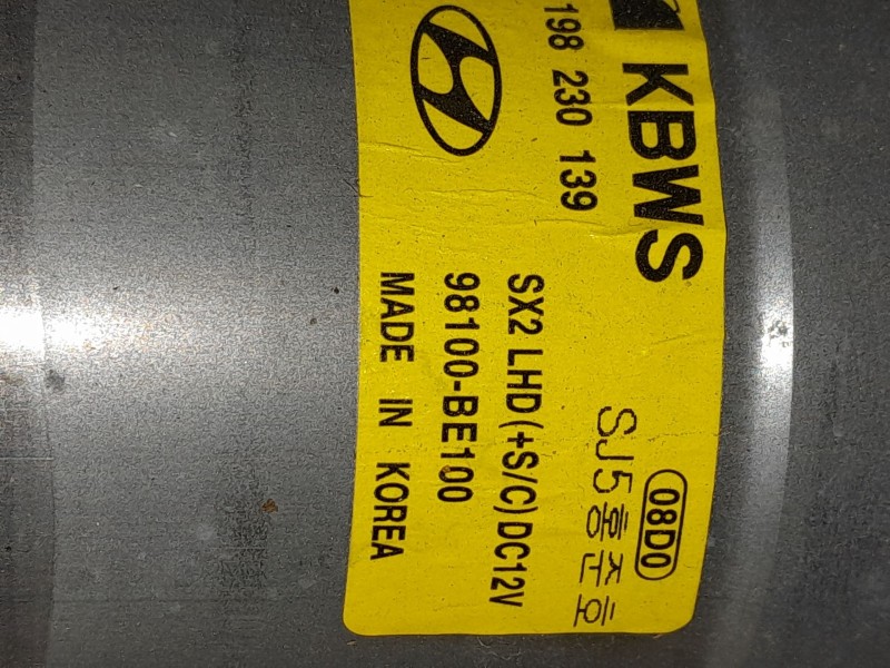 Recambio de motor limpia delantero para hyundai kona 2 1.0 tgdi referencia OEM IAM   