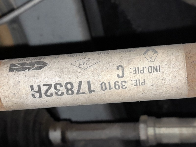 Recambio de transmision delantera izquierda para dacia sandero stepway referencia OEM IAM 391017832R  