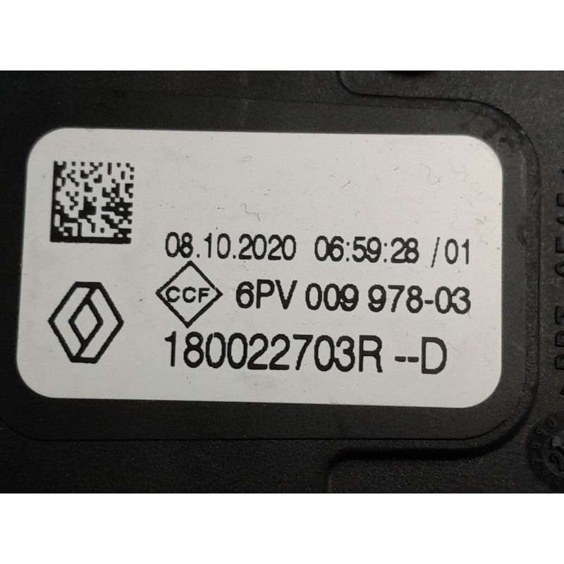 Recambio de pedal acelerador para dacia sandero stepway referencia OEM IAM 180022703R  