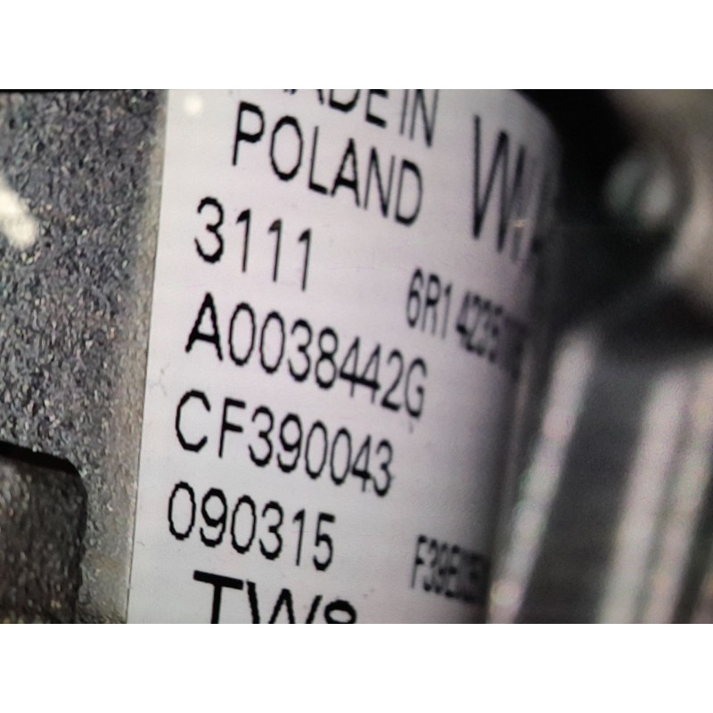 Recambio de columna direccion para skoda fabia combi familiar comfort referencia OEM IAM 6R1423510DK A0038442G 