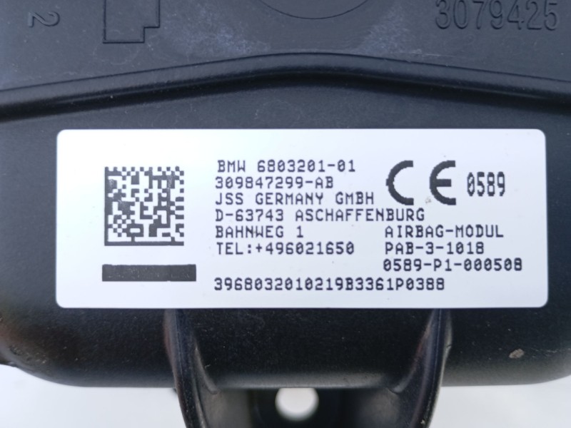 Recambio de airbag delantero derecho para mini cabrio (f57) cooper referencia OEM IAM   