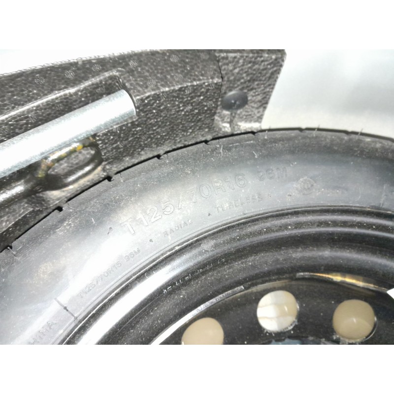 Recambio de neumatico repuesto para seat leon style 1200 tsi referencia OEM IAM T125/70/16  